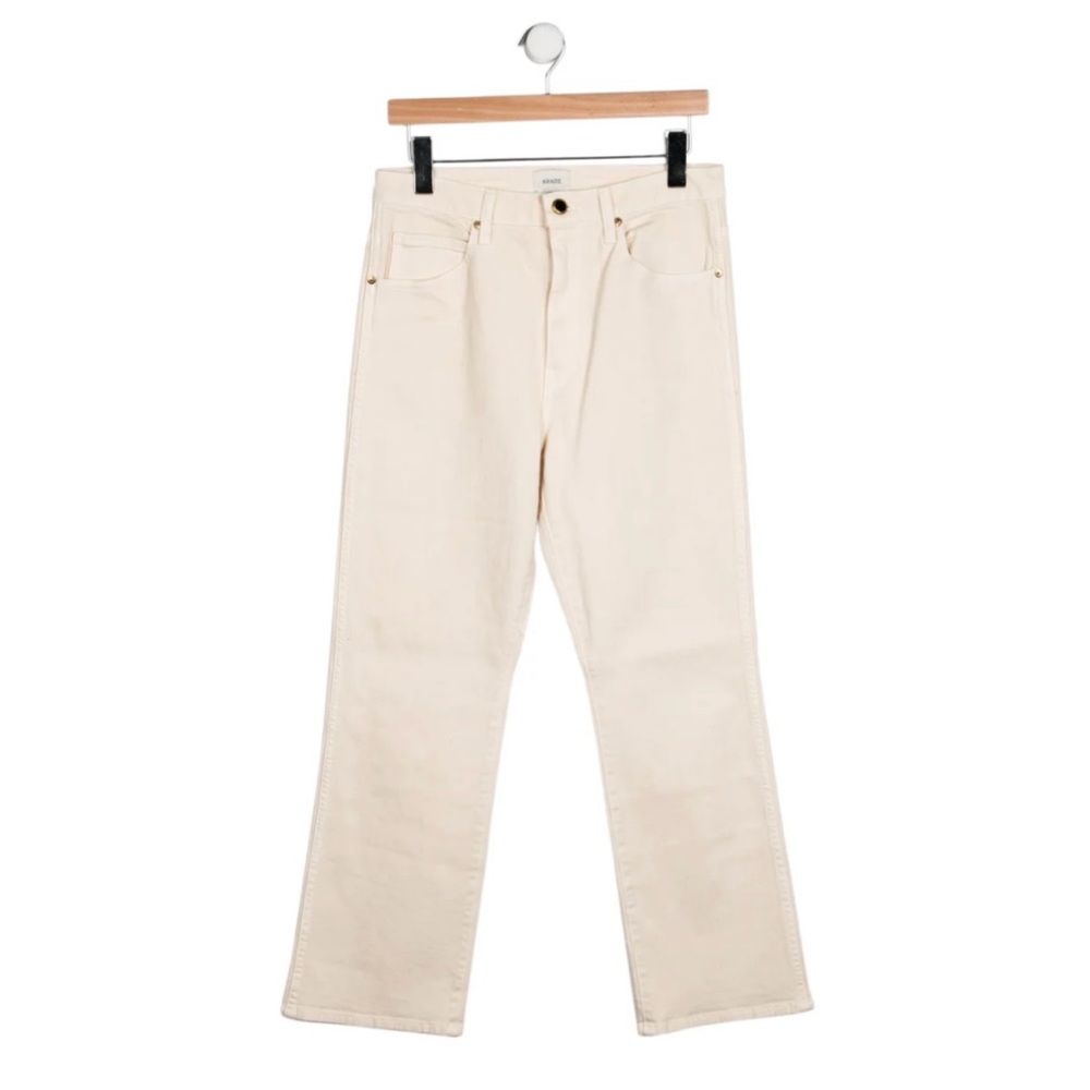 KHAITE Cream Women Jeans